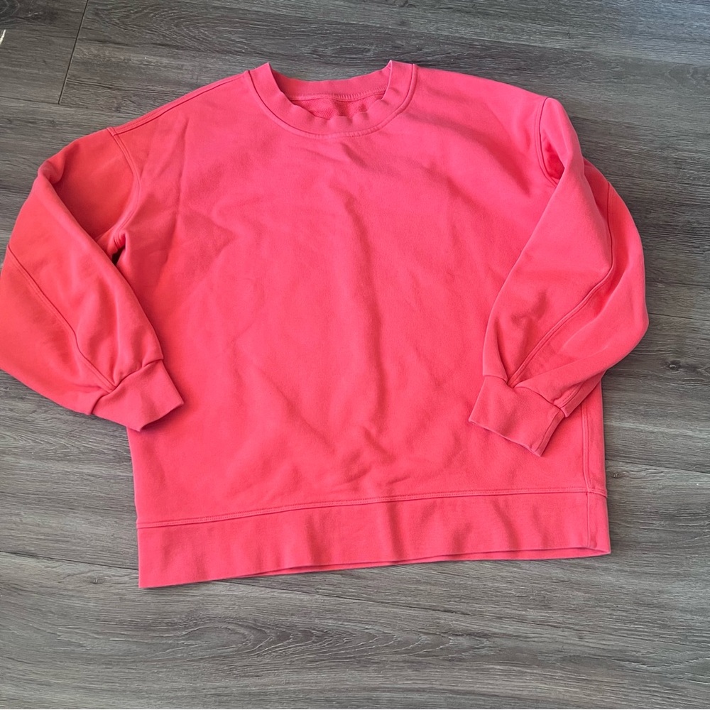 Lululemon Perfectly Oversized Crew in Guava Pink